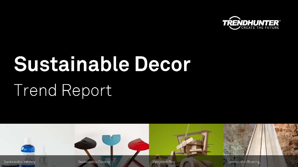 Sustainable Decor Trend Report Research