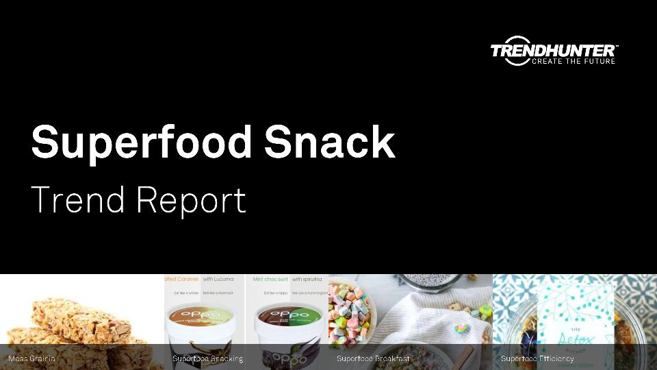 Superfood Snack Trend Report Research