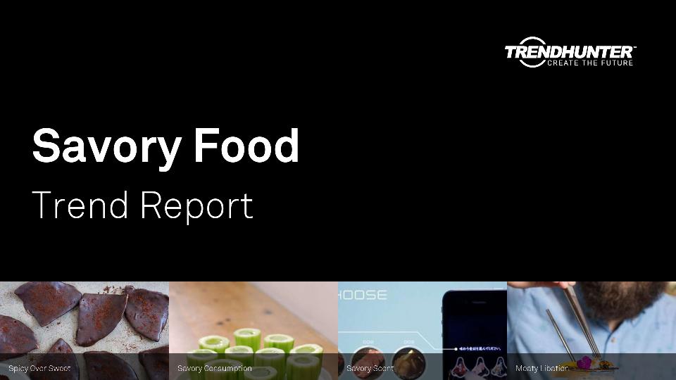 Savory Food Trend Report Research