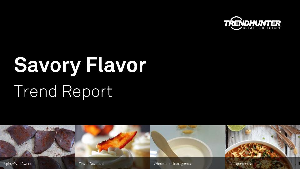 Savory Flavor Trend Report Research