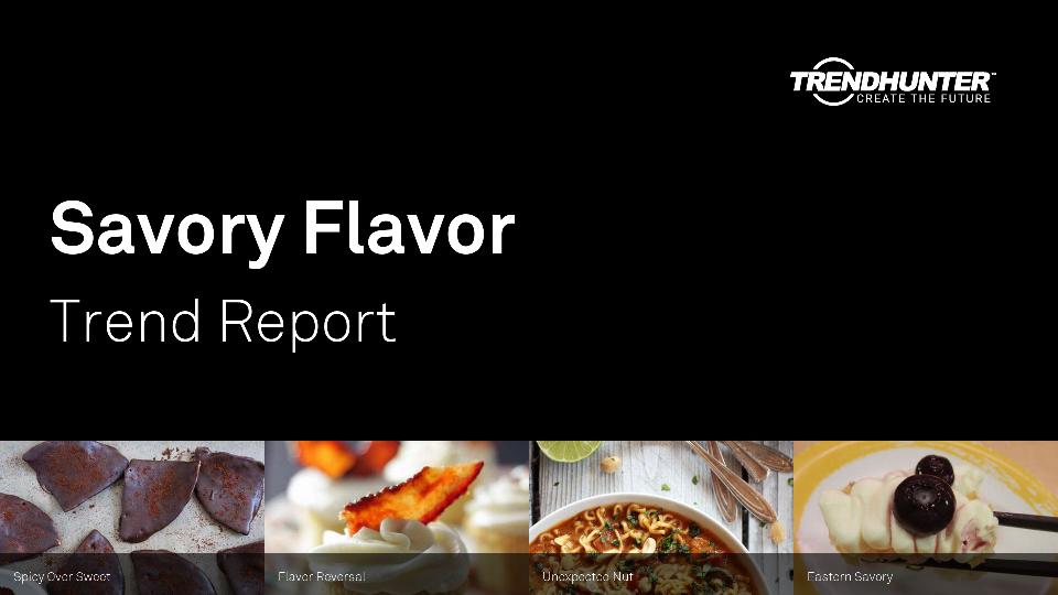 Savory Flavor Trend Report Research