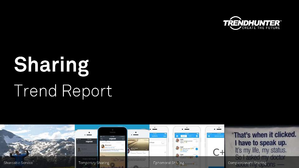 Sharing Trend Report Research