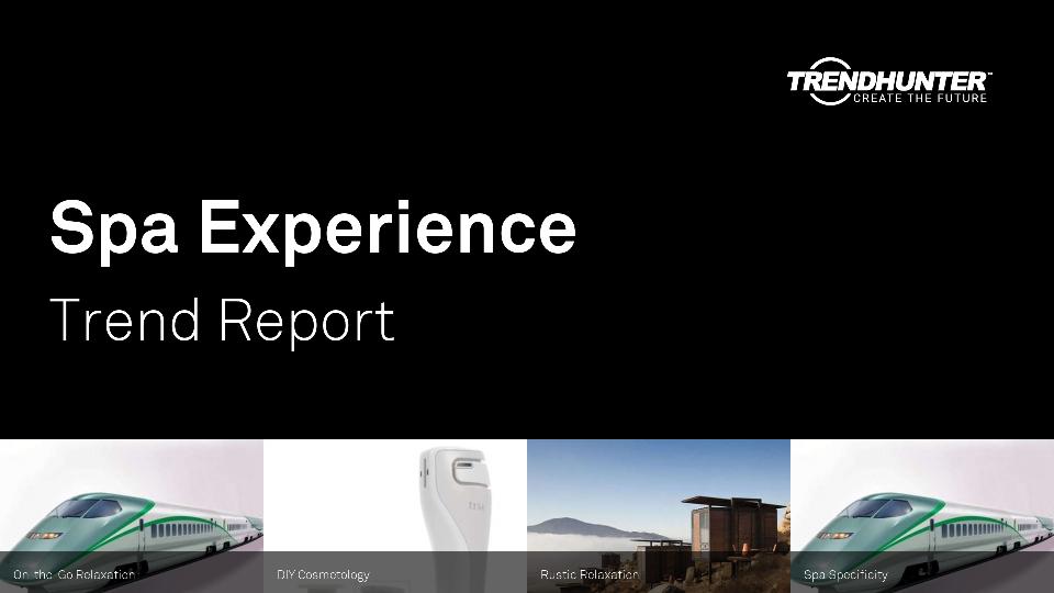Spa Experience Trend Report Research