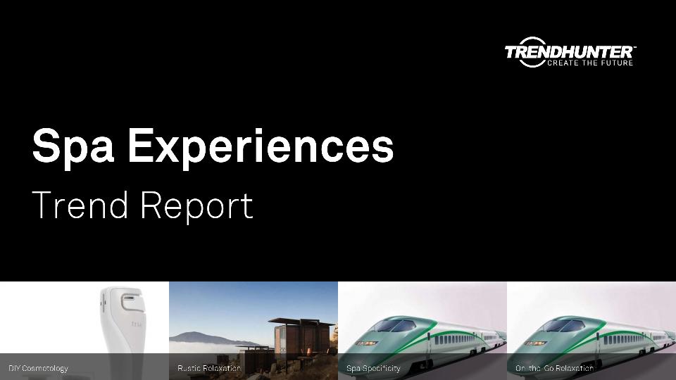 Spa Experiences Trend Report Research