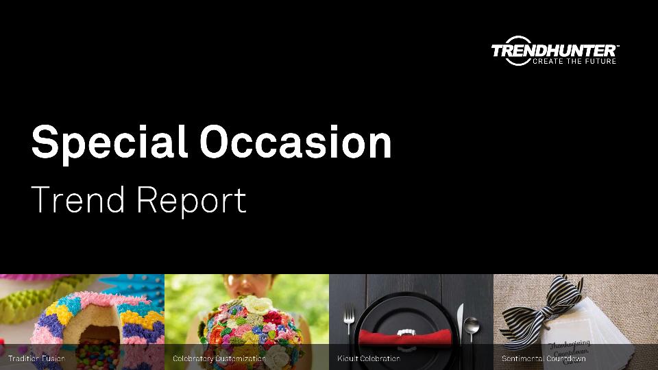 Special Occasion Trend Report Research