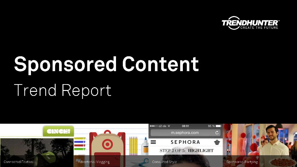 Sponsored Content Trend Report Research