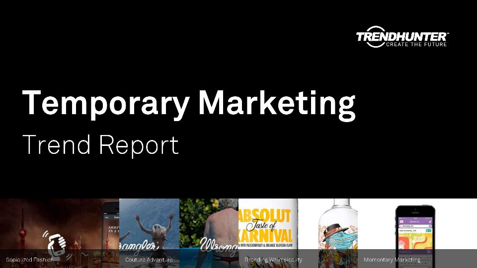 Temporary Marketing Trend Report Research