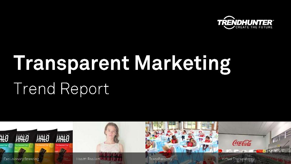Transparent Marketing Trend Report Research