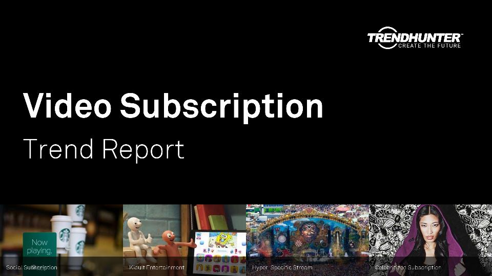 Video Subscription Trend Report Research