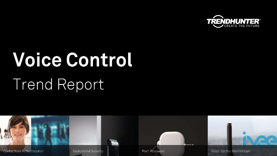 Voice Control Trend Report Research