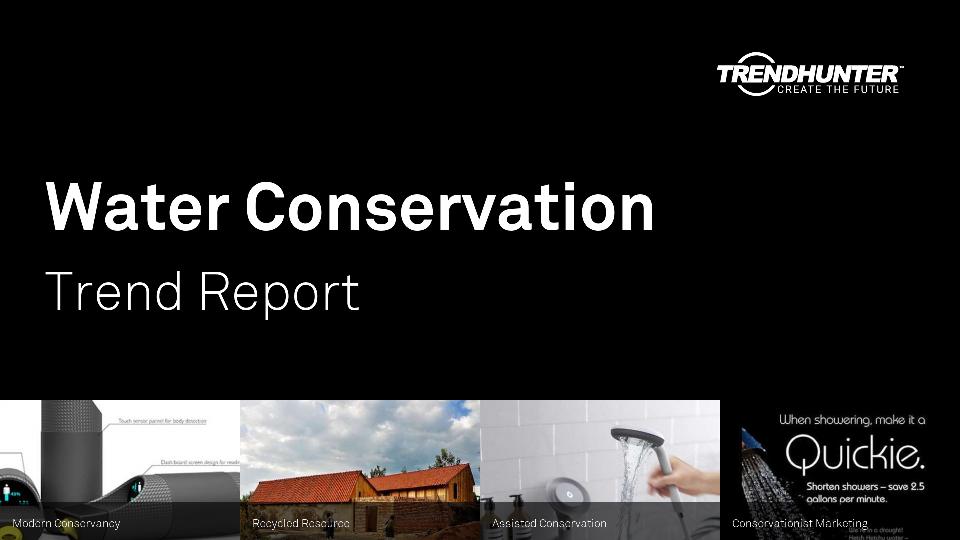 Water Conservation Trend Report Research